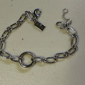 Coach Elegant Silver Chain Bracelet